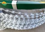 Rectangle Hole Concertina Razor Wire Fence 1500MPA Tensile 8m Length
