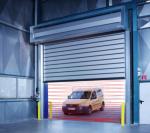 Security Exterior High Speed Spiral Doors Aluminum Rapid With Electromechanical