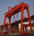 IP55 50 Ton Rail Mounted Double Girder Gantry Crane For Material Handling