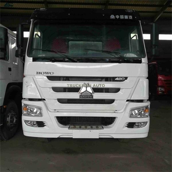 Real Howo 420hp 6x4 Used Tractor Trucks 400L Fuel Tank With Euro 3 Engine To