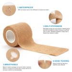 Medical Waterproof Cotton Muscle Strain Elastic Bandage
