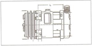 Wholesale ALA22368 SANDEN A/C COMPRESSOR SANDEN 4433/4484 A/C COMPRESSOR EAR A/C COMPRESSOR from china suppliers
