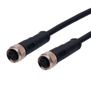 Wholesale Female Molded Circular Waterproof Connectors 3 4 5 6 8 12 Poles M8 Sensor Connector from china suppliers