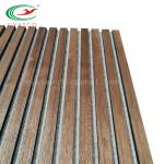 12mm MDF Thick Wood Grille Wall Panels Interior Decoration Wood Polyester Fiber