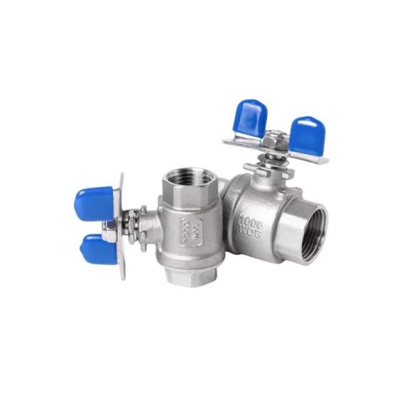 Stainless Steel Thread Full Bore Floating Ball 2PC Ball Valve with Customized