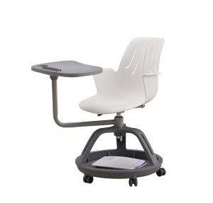 Wholesale Steel Frame Training Room Tables And Chairs H680*W450*D400mm With Writing Tablet from china suppliers