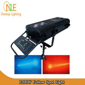 Wholesale Stage Lighting Wedding equipment stage light HMI 1200w follow spot light Onetop Lighting from china suppliers