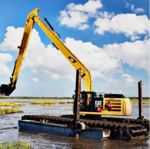 Wholesale Yellow Long Reach Boom 14 Meter for River Cleaning Excavator from china suppliers