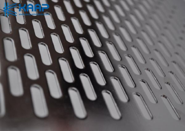 Stainless Steel Decorative Wire Mesh For Cabinet Doors Hole Perforated Metal