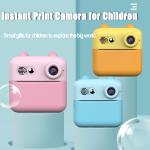 Instant Printing Mini Inkless Printer For Boys Girls 2inch Screen Personalized