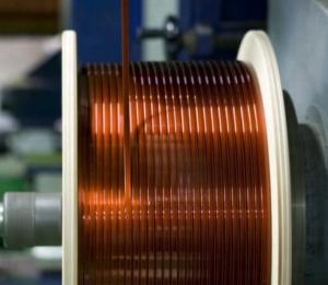Wholesale 0.16 X 0.82mm Ultra Thin Self Bonding Wire Rectangular Enamelled Copper Magnet Wire from china suppliers