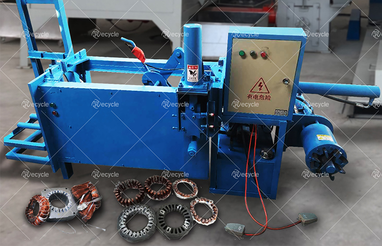 Easy Operation Waste Motor Stator Pulling Machine Copper Coil Pulling Machine