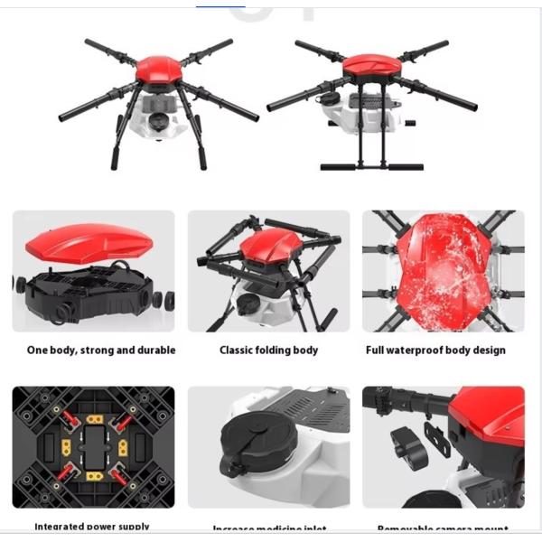 Plastic Multi-Rotor Sprayer Remote Control Drone Sprayer Battery Operated E410P/E416P/E610P/E616P Agric