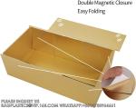 Custom Printing Logo Rigid Cardboard Luxury Flap Open Magnetic Folding Packaging
