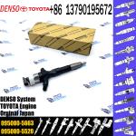 high quality diesel engine Fuel common rail injector 095000-5663 23670-39095