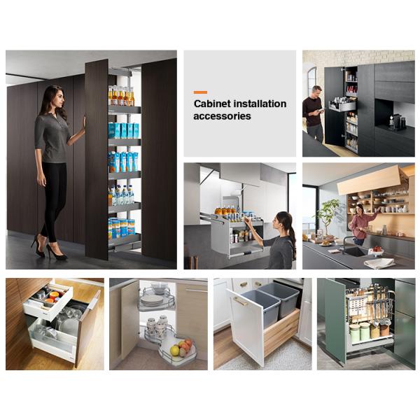 High End Customized Kitchen Cabinet Modern Design Island Smart Wood Kitchen Cabinets