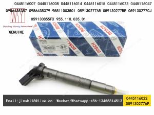 Wholesale BOSCH GENUINE AND NEW PIEZO FUEL INJECTOR 0445116022, 0445116023, 059130277AP, 059130855FX, 0445116007, 0445116008 from china suppliers