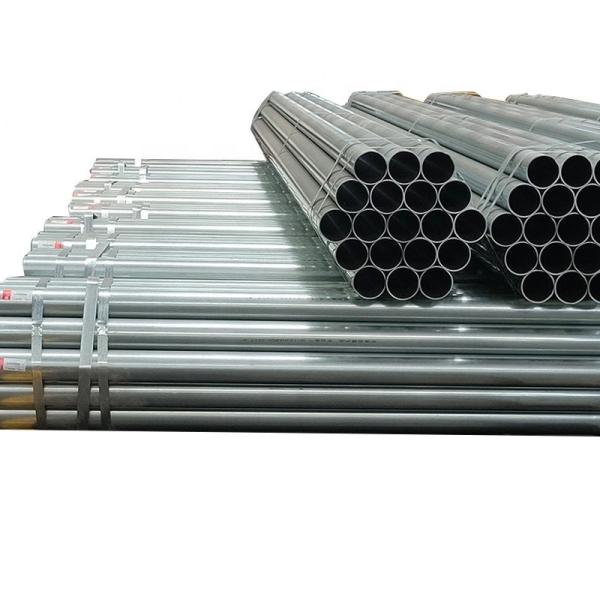 Long-Lasting Durability 2 Inch OD Round Galvanized Steel Pipes with 0.6mm Zinc