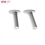 Modern recessed mounted flexible 7W round led spot light for ceiling use