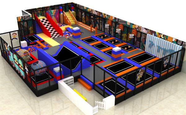 12FT 14FT 15FT Trampoline Park Manufacturer Fade Resistant Trampoline Amusement
