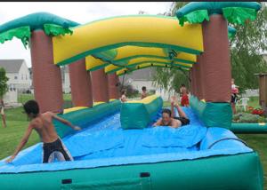 Wholesale Attractive Adult Inflatable Slip N Slide With Pool Fireproof 3 Years Warrenty from china suppliers