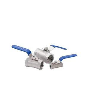 Wholesale Temperature Normal Temperature 1PC Bsp Thread Ball Valve SS304/SS316 1000wog for Gas from china suppliers