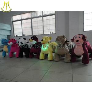 Wholesale Hansel plush motorized animals kid plush toy bike ride on motorized animals for Mall from china suppliers