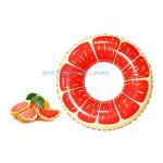 Customized Colorful Fruit artwork Inflatable Swimming Ring
