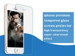 iPhone tempered glass screen protector 0.33 mm ultra thin 9H hardness high