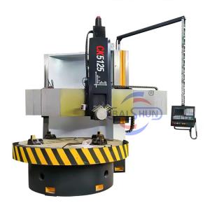 Wholesale Cnc Single Column Vertical Turret Lathe Heavy Cutting Cast Iron Metal Cutting Machine from china suppliers