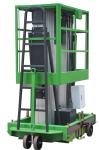 8m Lifting Height Mobile Aluminum Aerial Work Platform Double Mast Long Work