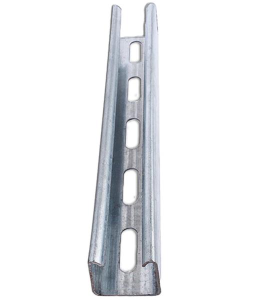 Mild Steel Galvanized Metal Strut Channel Integrated Slotted Curved Unistrut