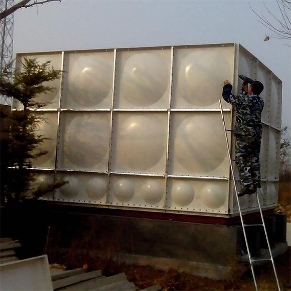 Fiberglass Plastic Sectional Cold Water Storage Tanks For Farm Sewage Water