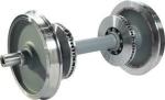 300mm Rail Track Wheels Wear Resistant Alloy Metal Material For 1000mm Track