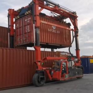 Wholesale Standard Container Straddle Carrier Manufacturer 35T For 20ft 40ft 45ft Container Lift from china suppliers