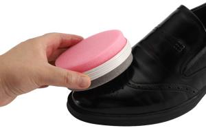 Wholesale Shoe Shine Sponge Circular Double-Sided Shoe Polishing Reliable Option For Shiny Leather Shoes Customization from china suppliers