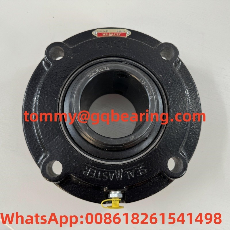 Seal Master MFCD-47 Black Oxided Flange Pillow Block Ball Bearing 2-15/16 Inch Bore