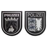Custom Cotton Thread 3D Police Uniform Patch Self Adhesive Badge