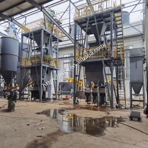 Tile Adhesive Plaster Mortar Making Machine Precision Batching