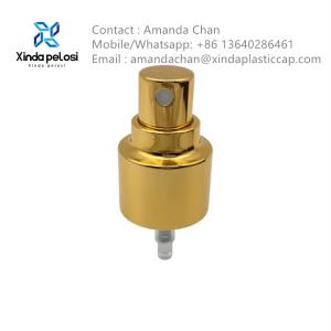 Wholesale Refillable Aluminum Perfume Atomizer Fine Mist Gold Aluminum Sprayer For Bottle from china suppliers