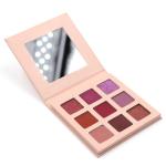 ISO 22716 Waterproof Cream Glitter Eyeshadow Palette With Mirror
