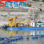20 Inch Cutter Suction Dredger for River Sand 1500m Discharge Distance Cummins