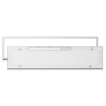 85-265V LED Panel Light with PF >0.95, White and Silver Frame Cover, 110-120lm/W