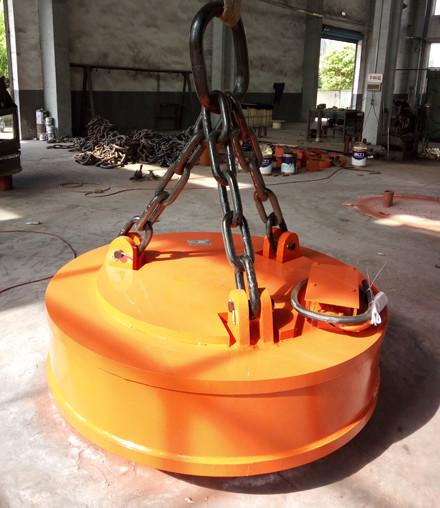 Electric Industrial Lifting Magnets Separators 600/500kg Steel Scrap Lifting