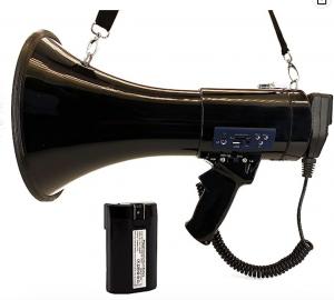Wholesale 9.05 Inches Police Battery Powered Megaphone Bluetooth Speaker Built In Microphone from china suppliers