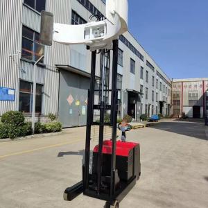 Wholesale 500kg 1000kg 3m 3.5m Electric forklift roll paper stacker with bale clamp for use in warehouses from china suppliers