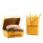 Automatic Printing Hamburger Boxes Disposable Takeaway Packaging