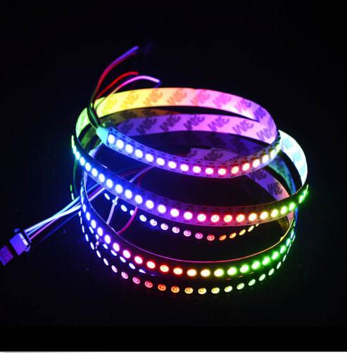 Quality 1M WS2812B 5050 RGB 144led Dream color LED Strip Light Individual Addressable 5V  Waterproof IP67 for sale