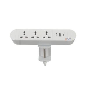 Wholesale Surge Protection Clamp Desktop Power Outlet With Usb C from china suppliers