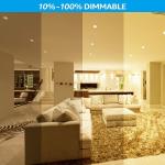 LED Ceiling Smart Flush Mount Light 4 Inch 10w 5000K All In One ETL Certified